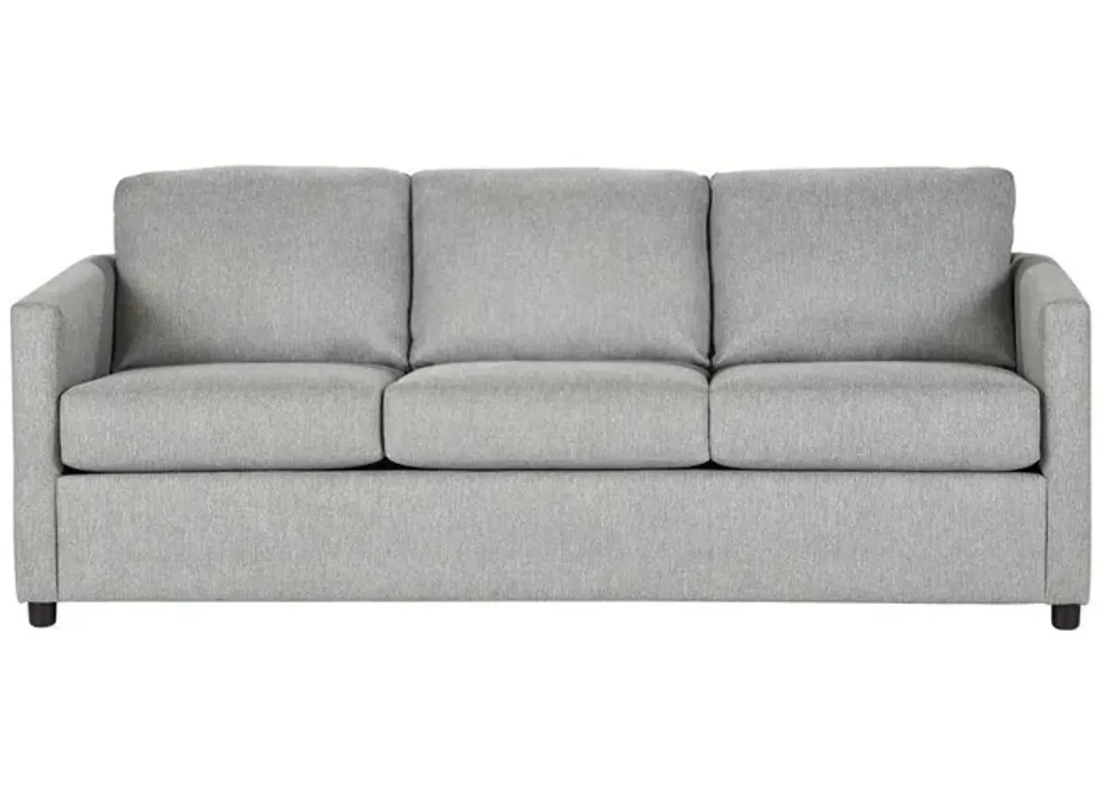 New Classic Furniture Elio Light Gray Polyester Fabric  3-seater Sofa Couch