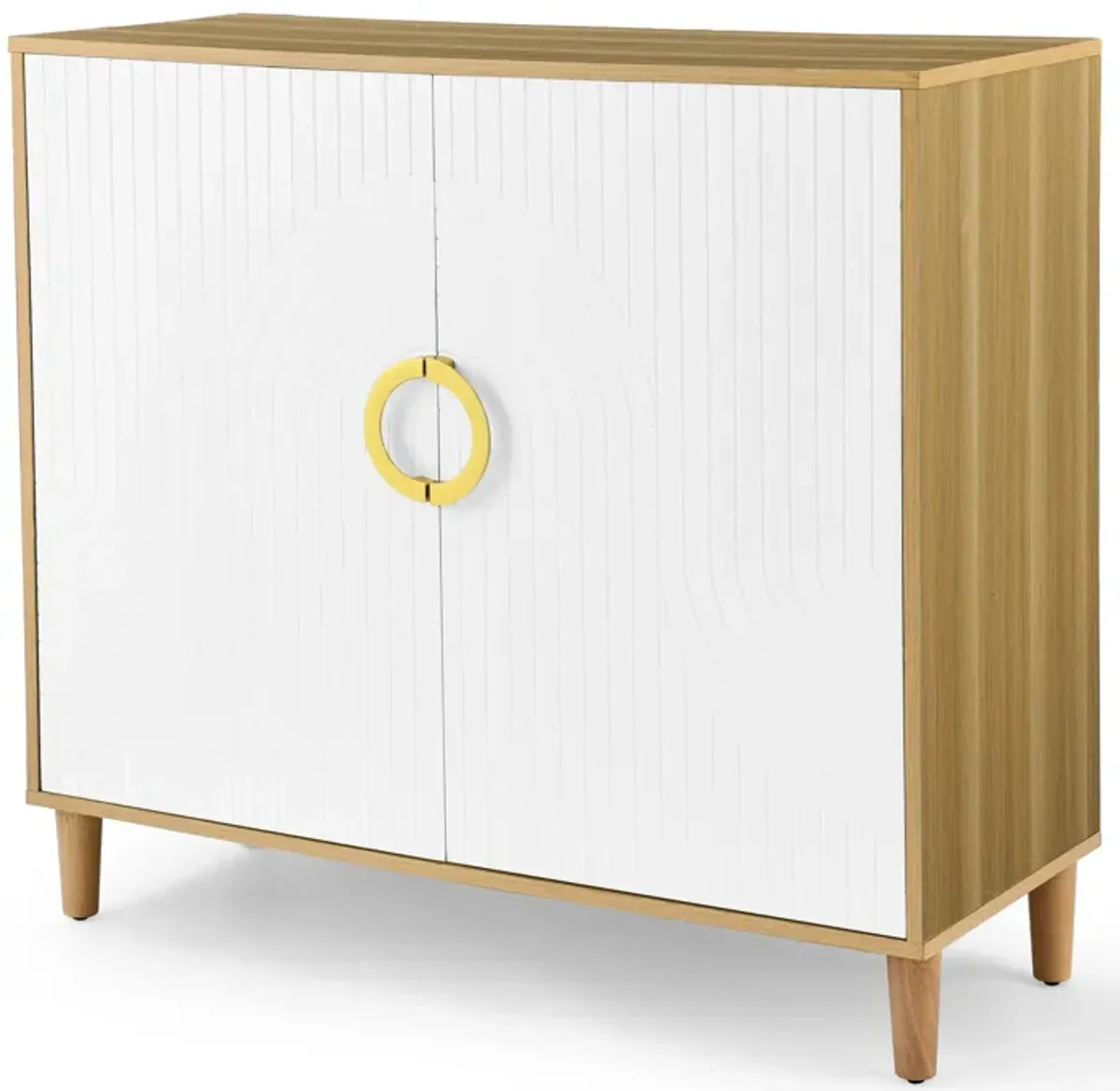 35.5 in.H Stoarge Accent Cabinet with Shelves