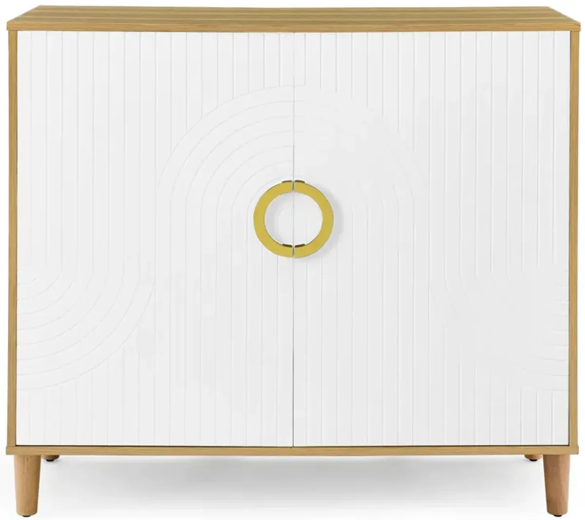 35.5 in.H Stoarge Accent Cabinet with Shelves