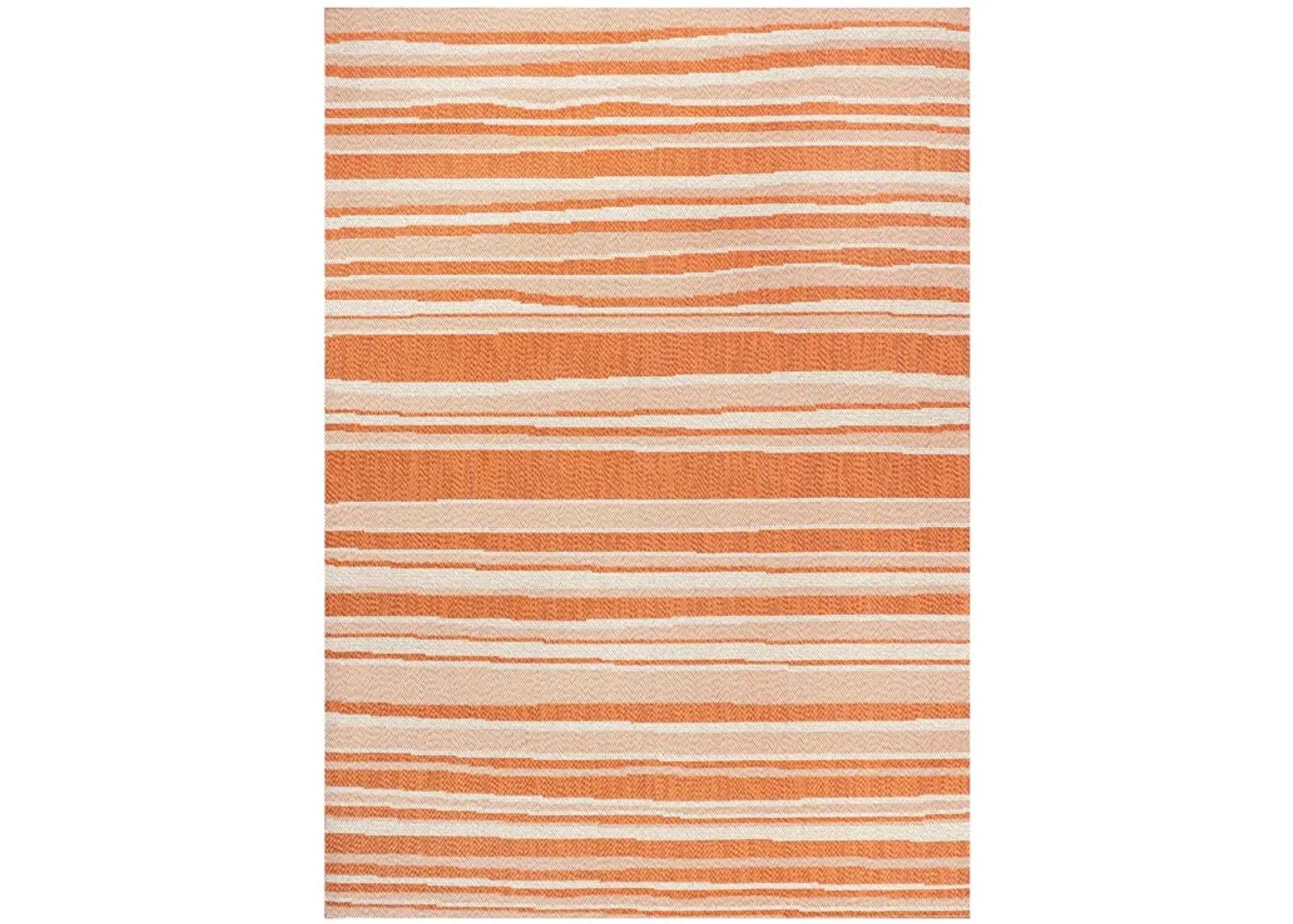 Castara Wavy Stripe Modern Indoor/Outdoor Area Rug