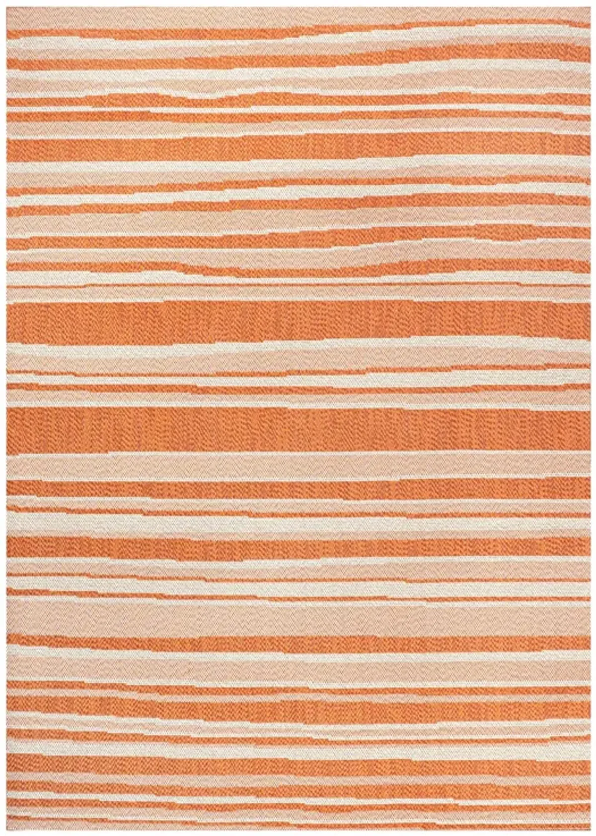 Castara Wavy Stripe Modern Indoor/Outdoor Area Rug