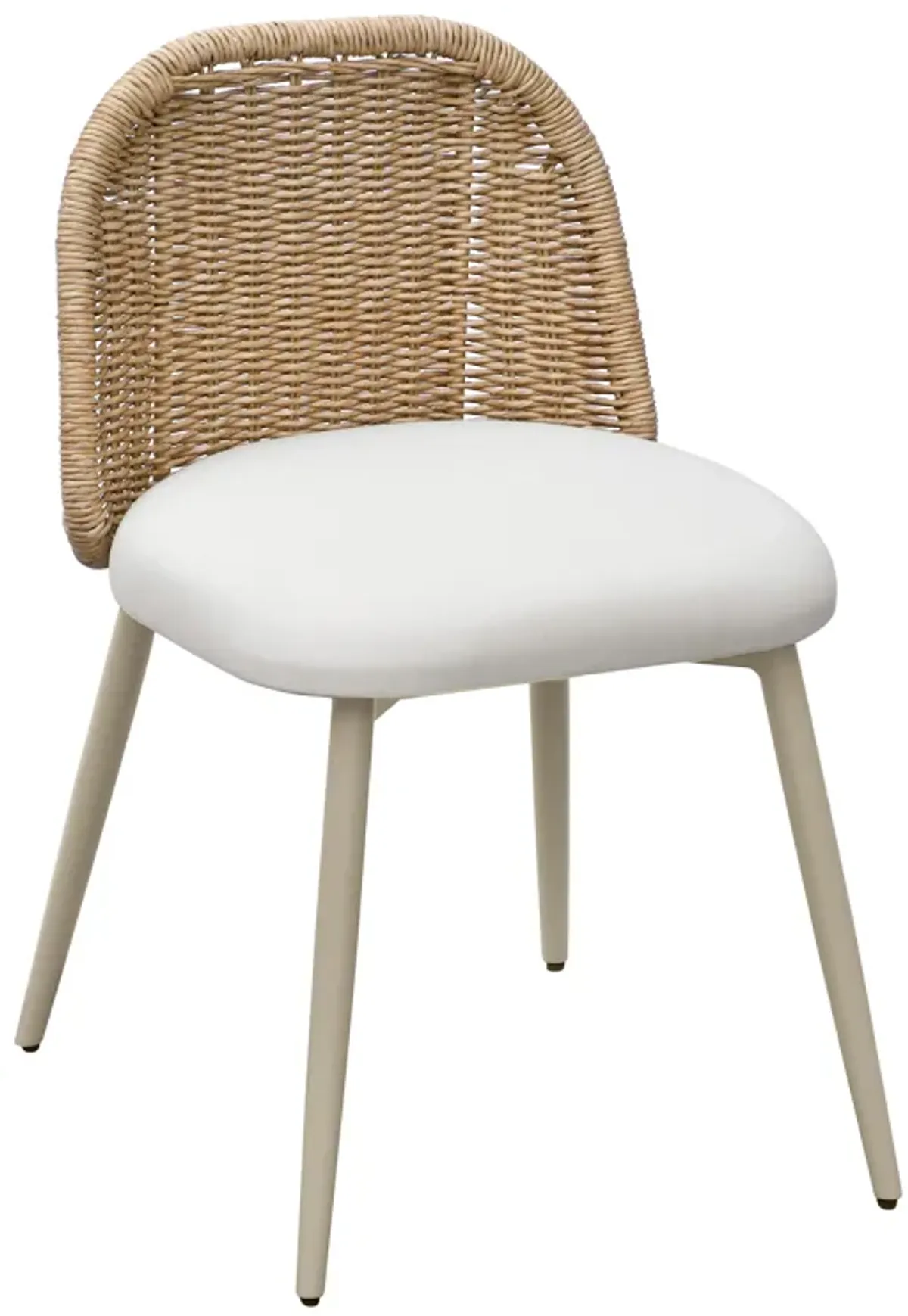 Alexa Cream Outdoor Dining Chair