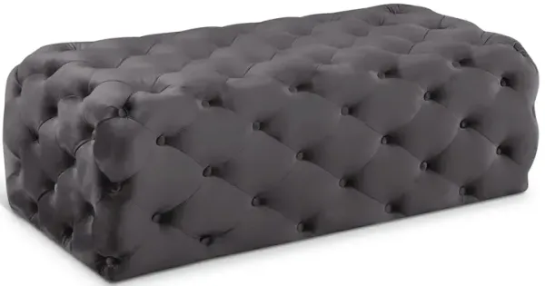 Meridian Furniture Casey Velvet Ottoman/Bench