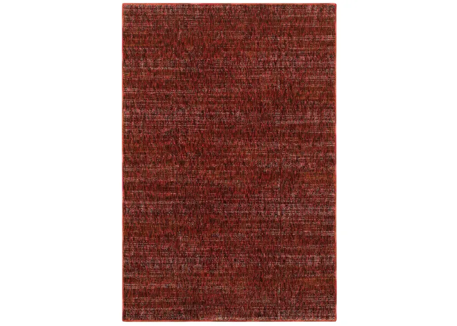 Atlas 3'3" x 5'2" Red Rug