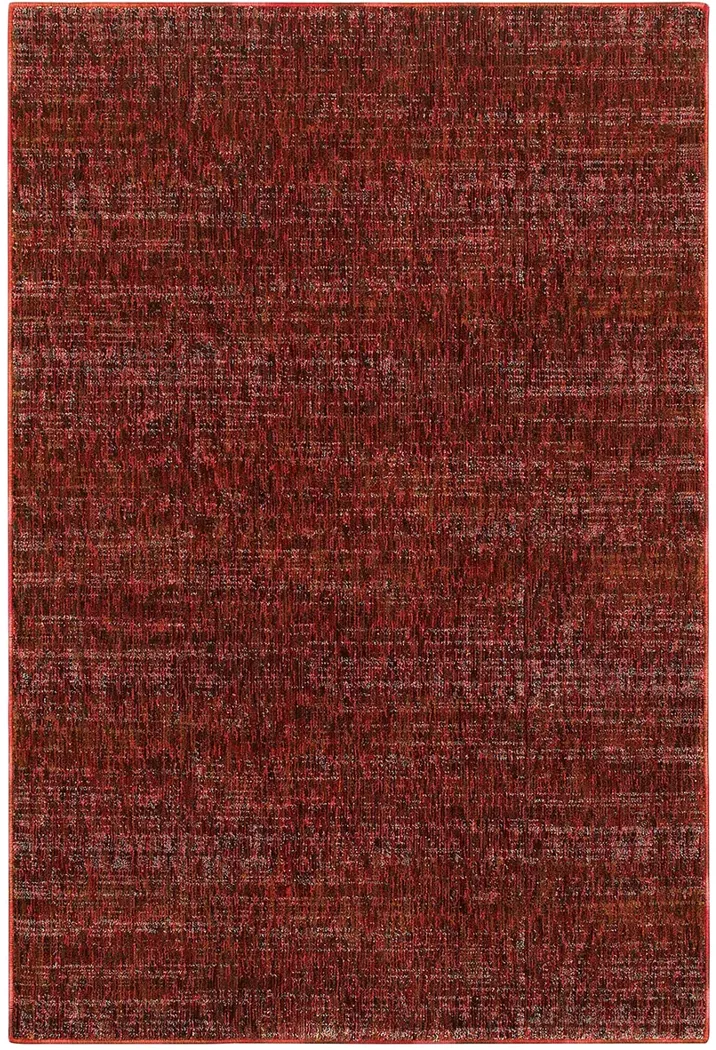 Atlas 3'3" x 5'2" Red Rug