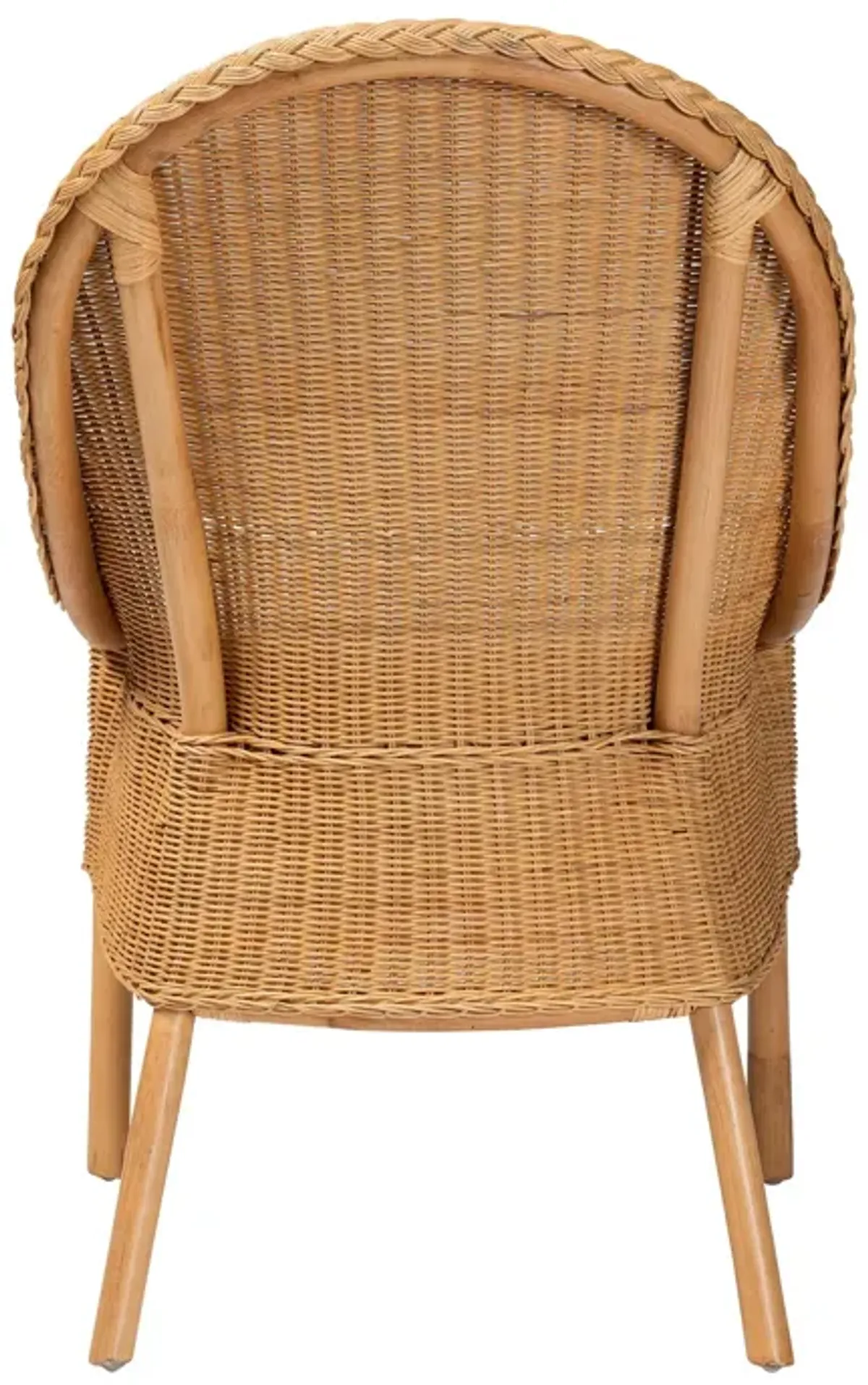 Bali & Pari Camelia Bohemian Light Honey Rattan Dining Chair