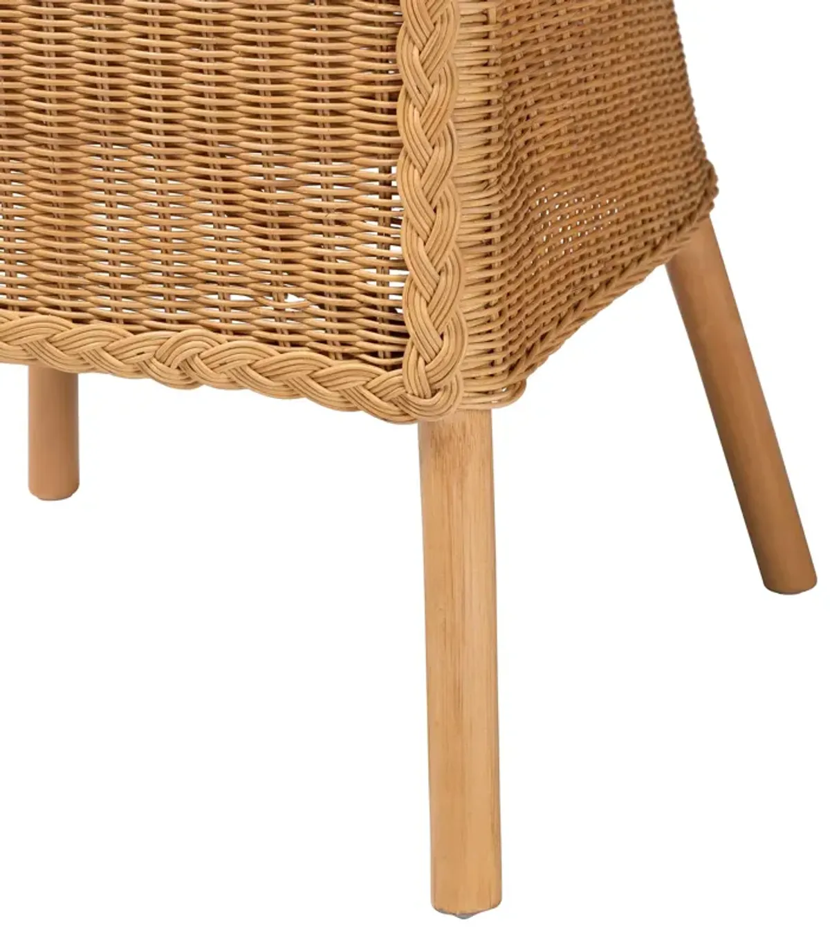 Bali & Pari Camelia Bohemian Light Honey Rattan Dining Chair