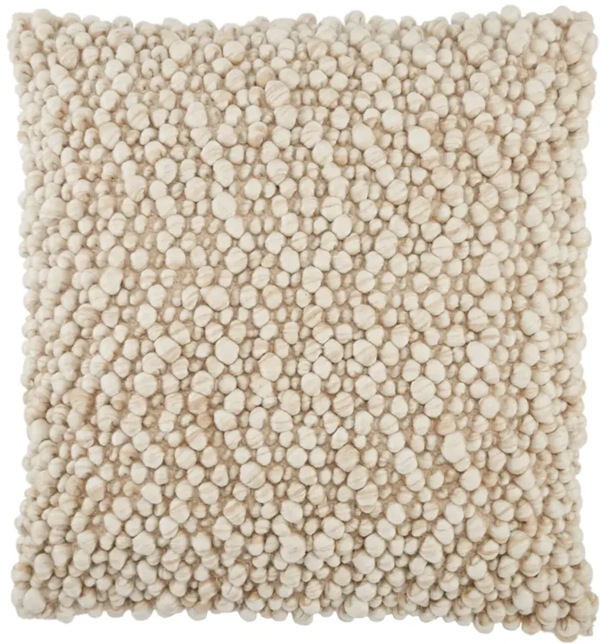 ANGORA 22x22 PILLOW POLYESTER - FOG