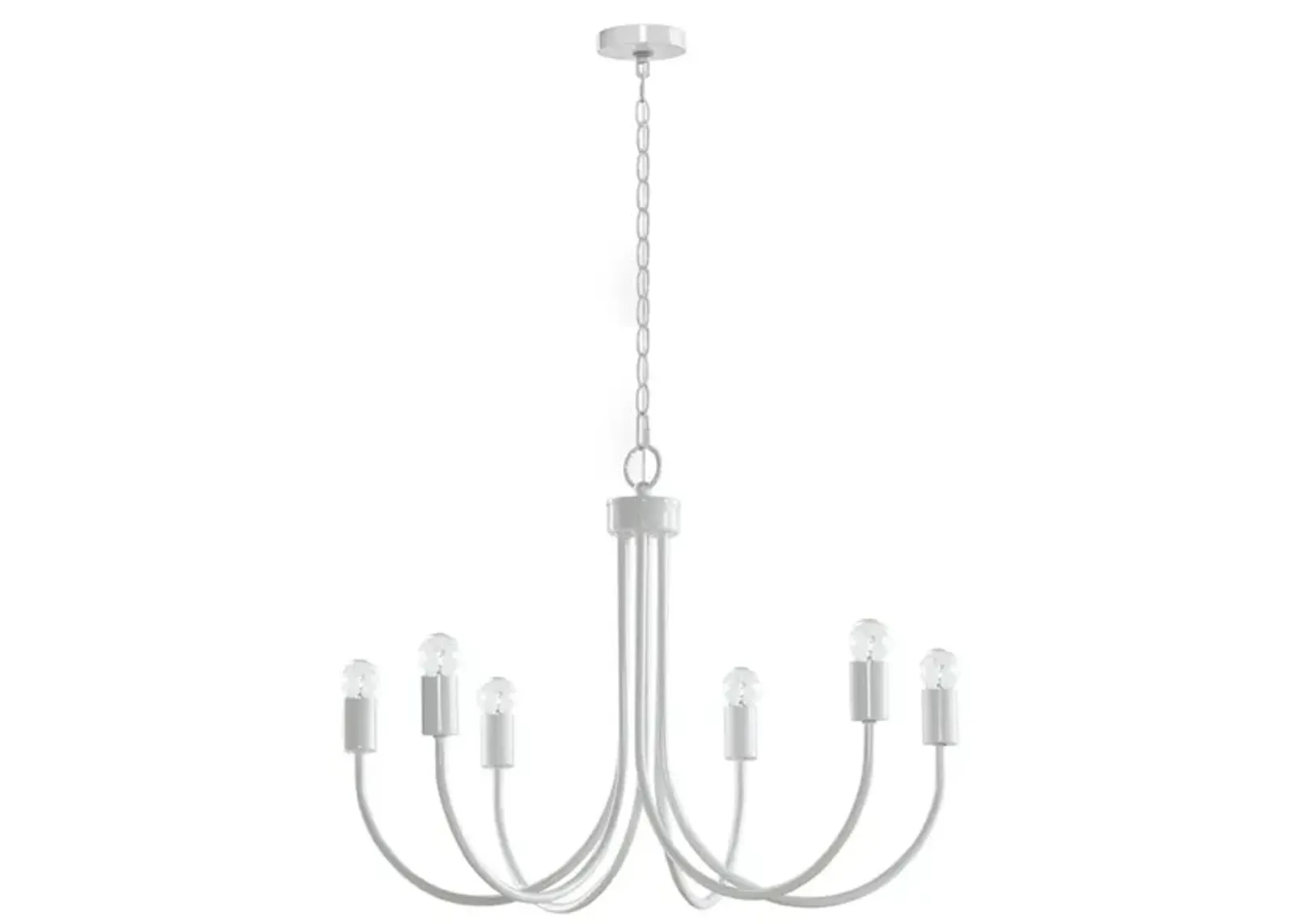 Ellie 6-Light Metal Chandelier