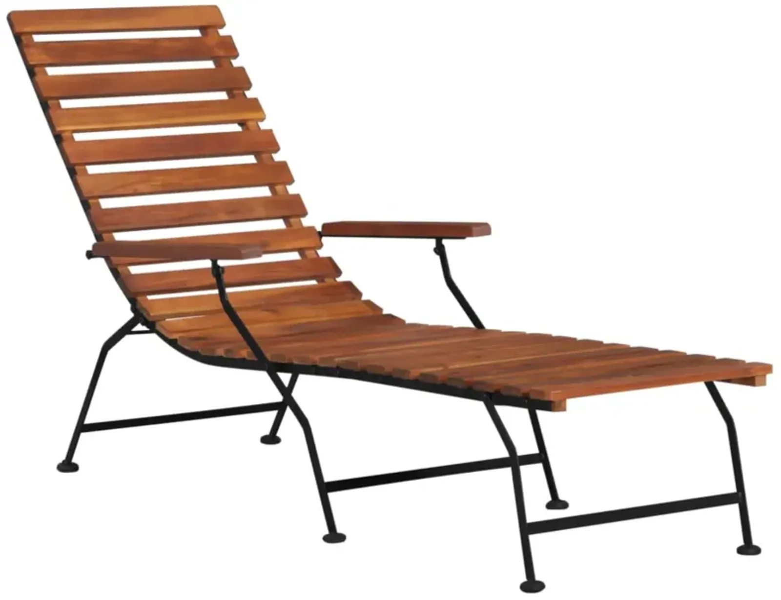 vidaXL Patio Deck Chair Solid Wood Acacia