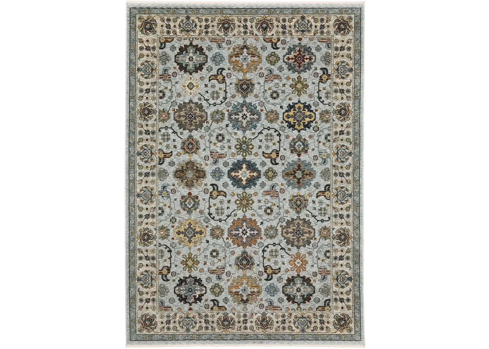 Aberdeen 3'3" x 5' Blue Rug