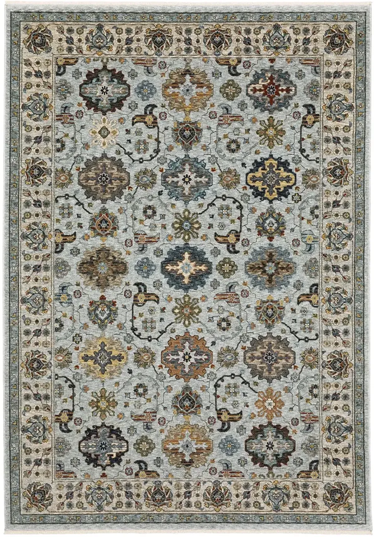 Aberdeen 3'3" x 5' Blue Rug