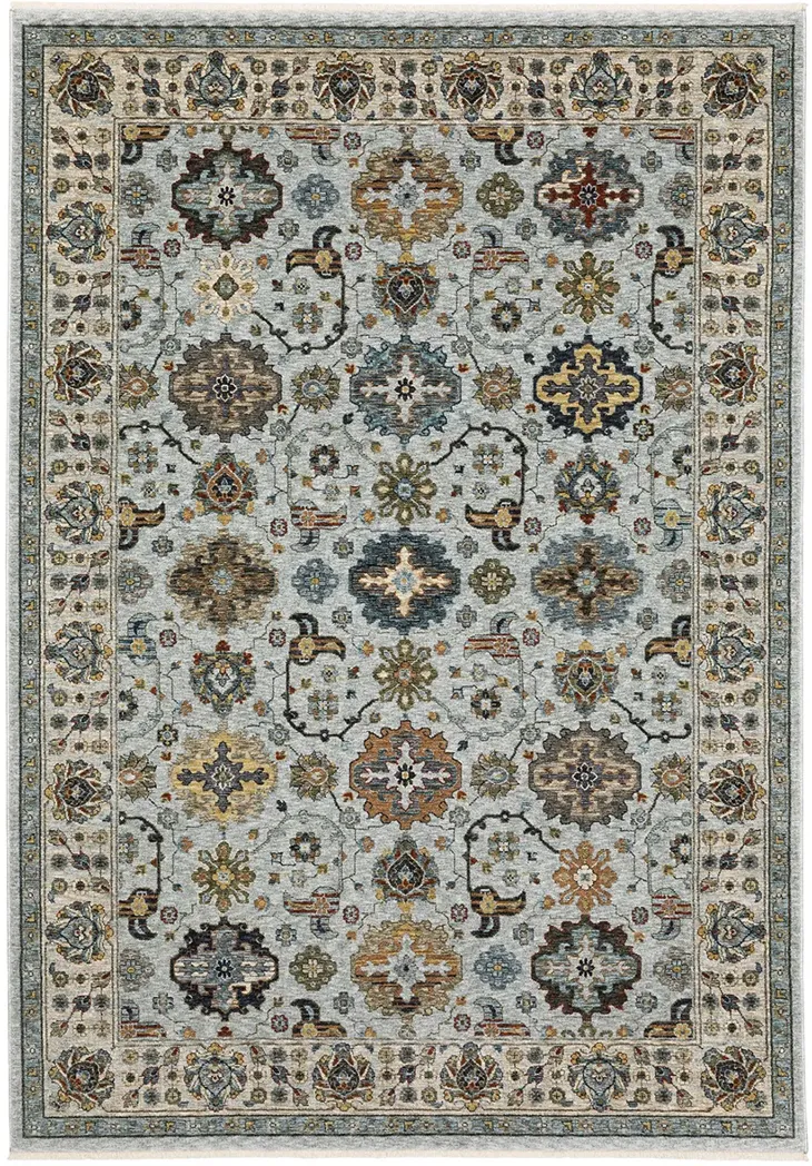 Aberdeen 3'3" x 5' Blue Rug