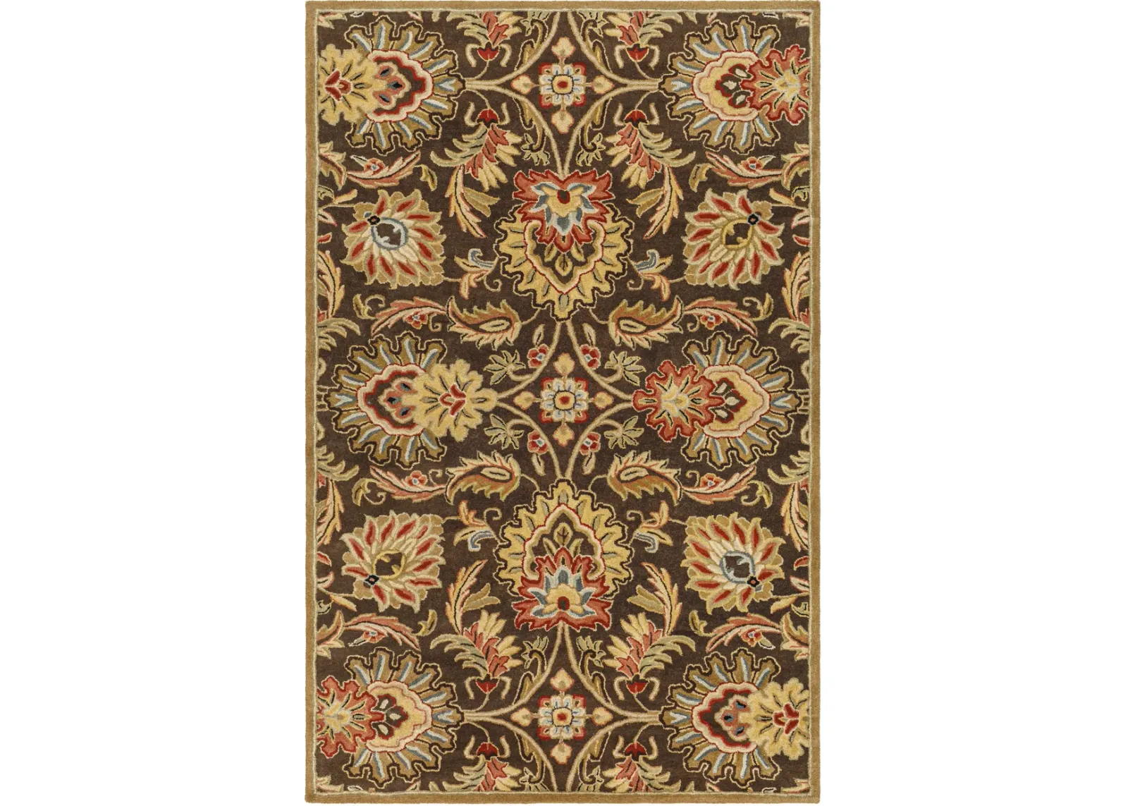 Caesar CAE-1111 8' Square Brown Rug