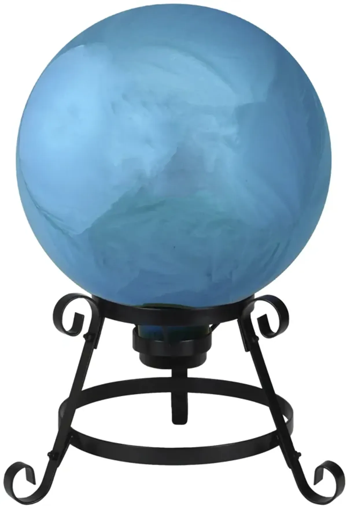 10" Mirrored Turquoise Blue Outdoor Patio Garden Gazing Ball