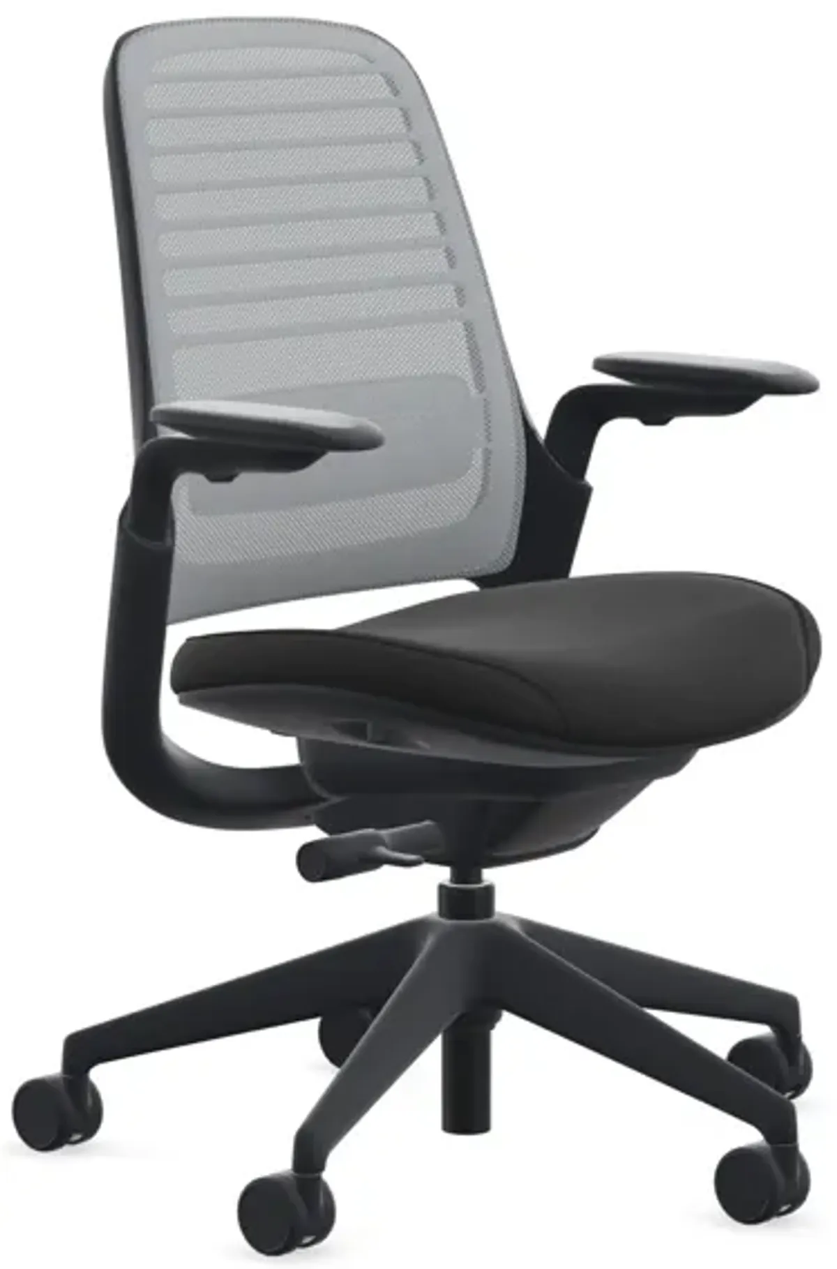 Steelcase Series 1 Office Chair - Ergonomic Work Chair with Wheels for Carpet - Helps Support Productivity - Weight-Activated Co