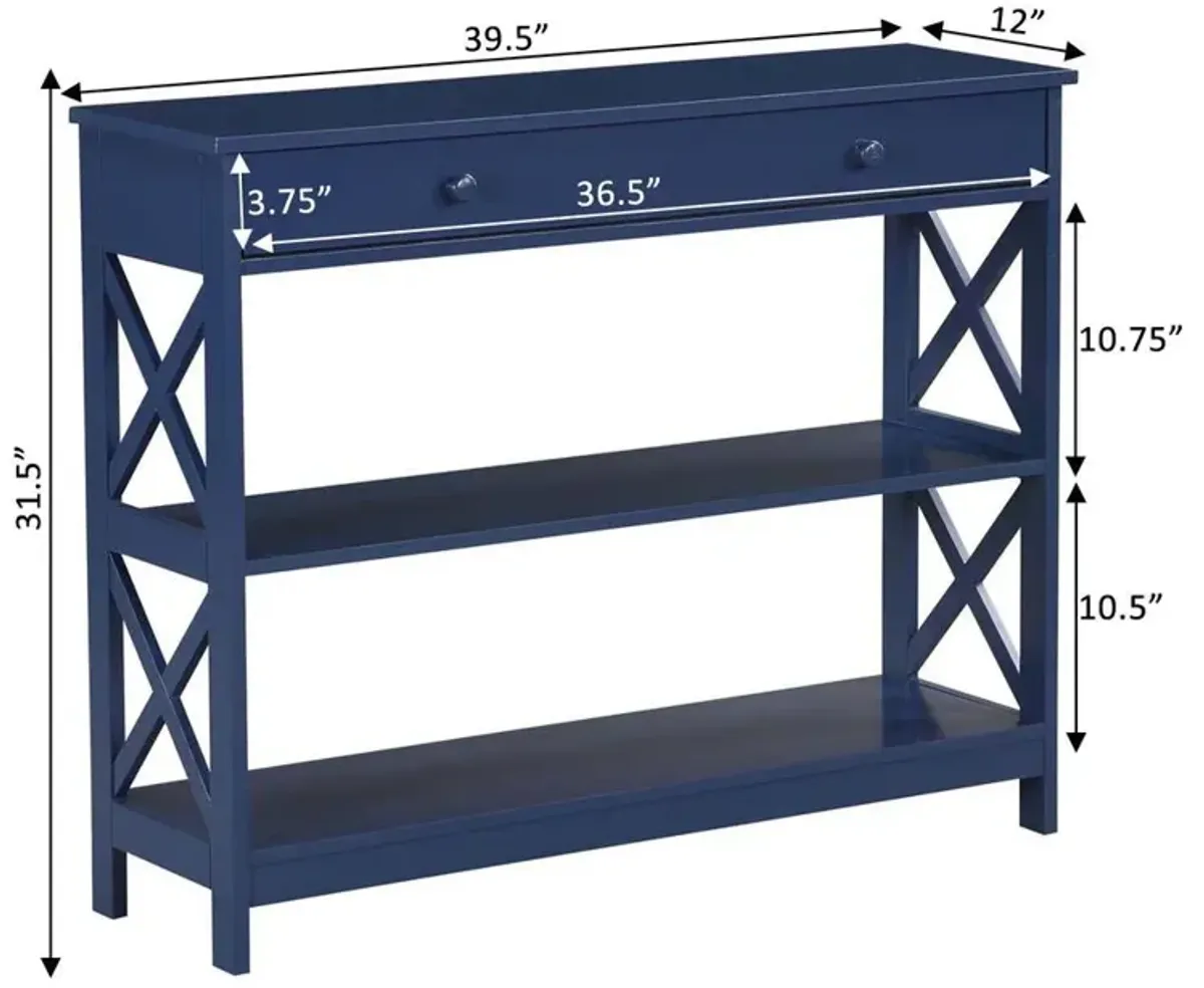 Convience Concept, Inc. Oxford 1 Drawer Console Table with Shelves