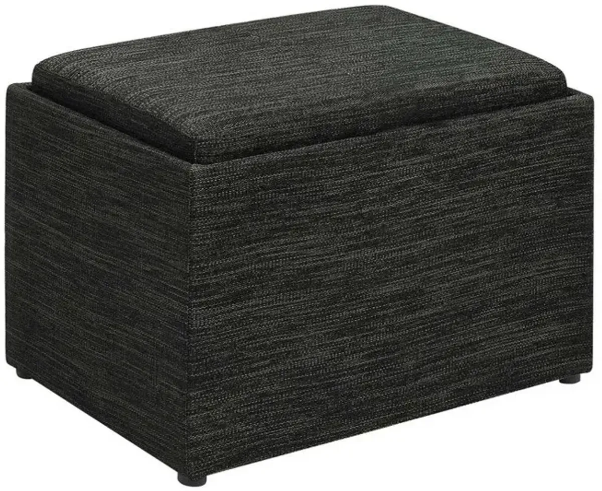 Convience Concept, Inc. Designs4Comfort Accent Storage Ottoman with Reversible Tray