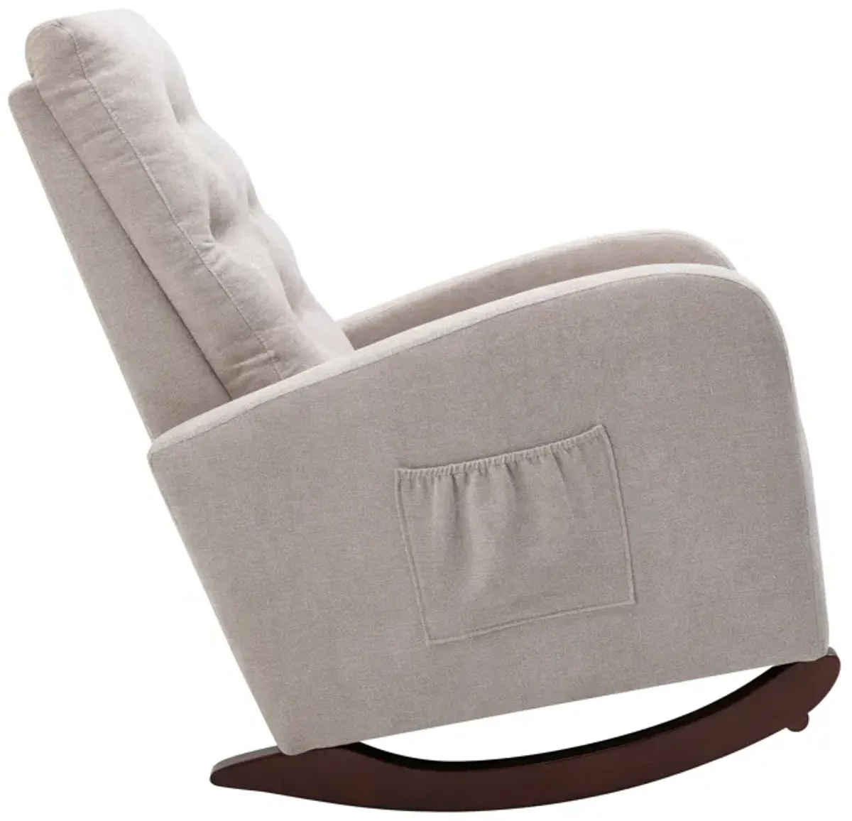 Merax Modern High Back Armchair Rocking Chair