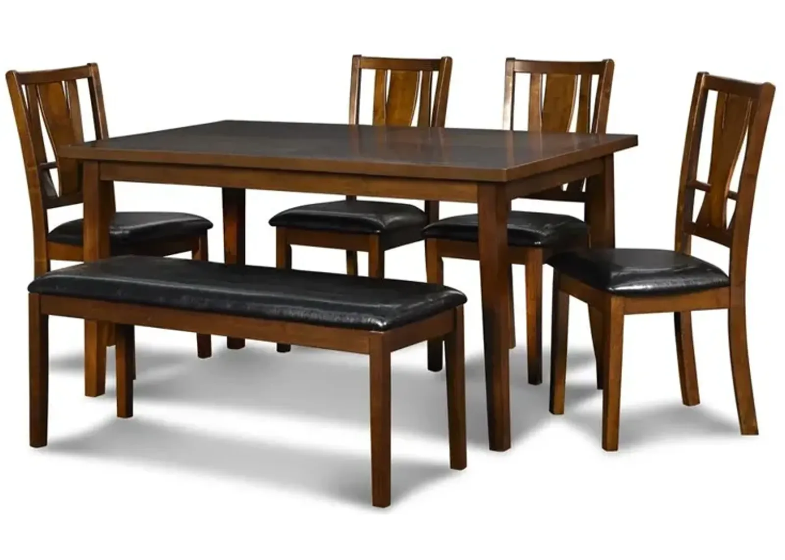 New Classic Furniture Furniture Dixon 6-Piece Dining Set in Dark Espresso