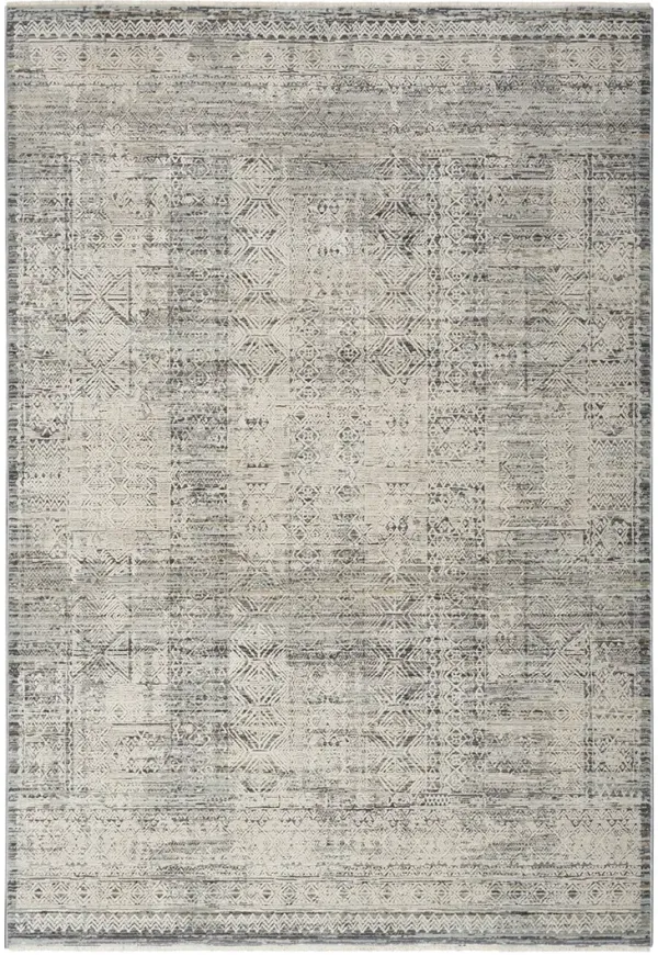 Lynx LNX06 Ivory/Blue 2'6" x 4'6" Rug