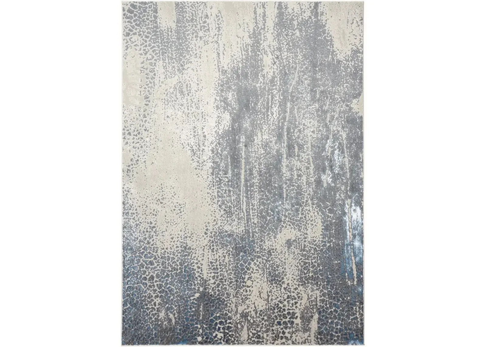 Azure 3401F 8' x 10' Gray/Blue/Ivory Rug