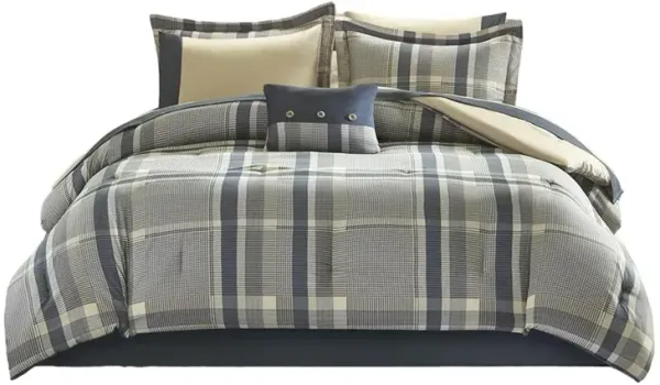 Belen Kox Plaid Comfort Haven 7-Piece Bedding Set, Belen Kox