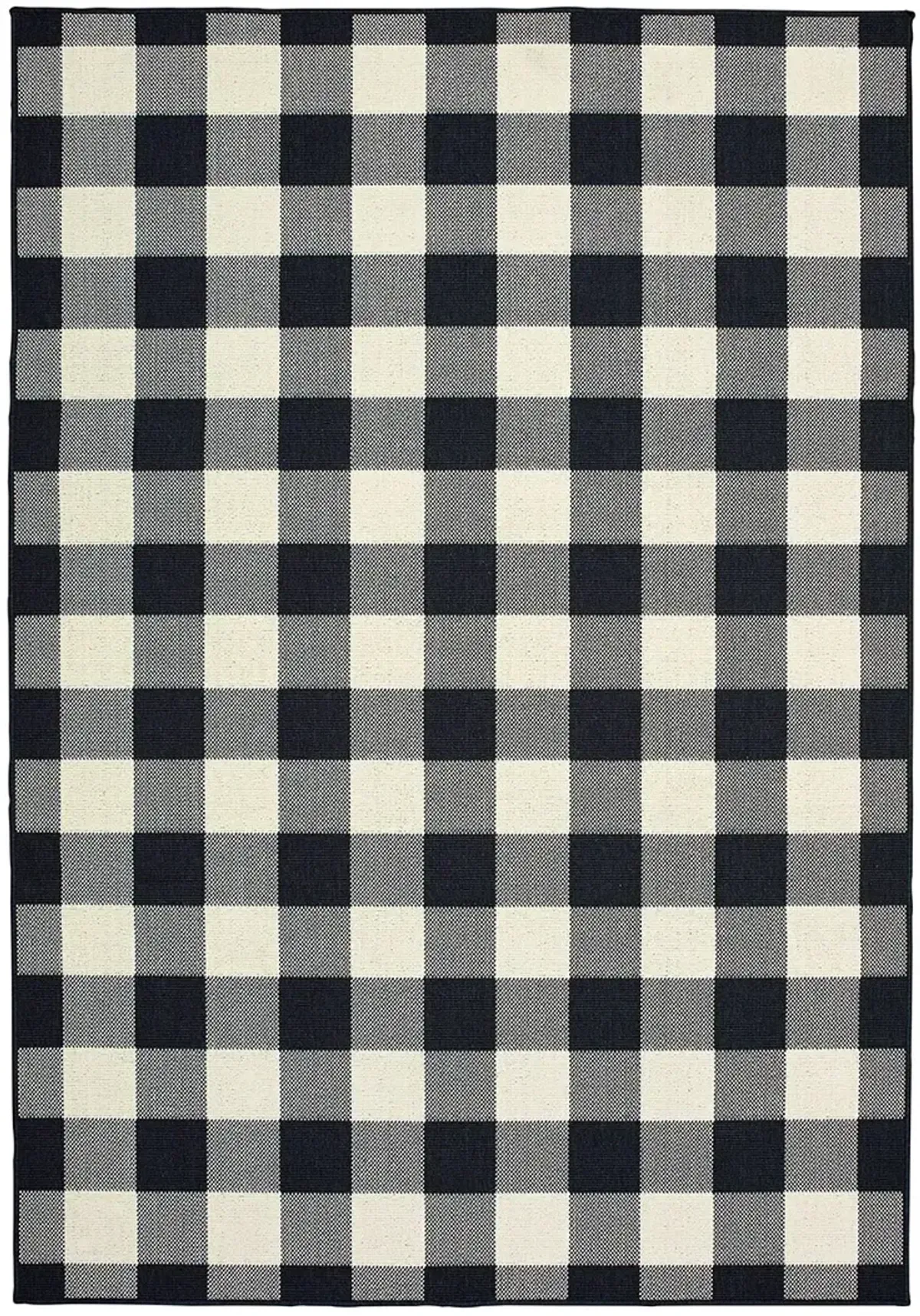 Marina 2'3" x 7'6" Black Rug