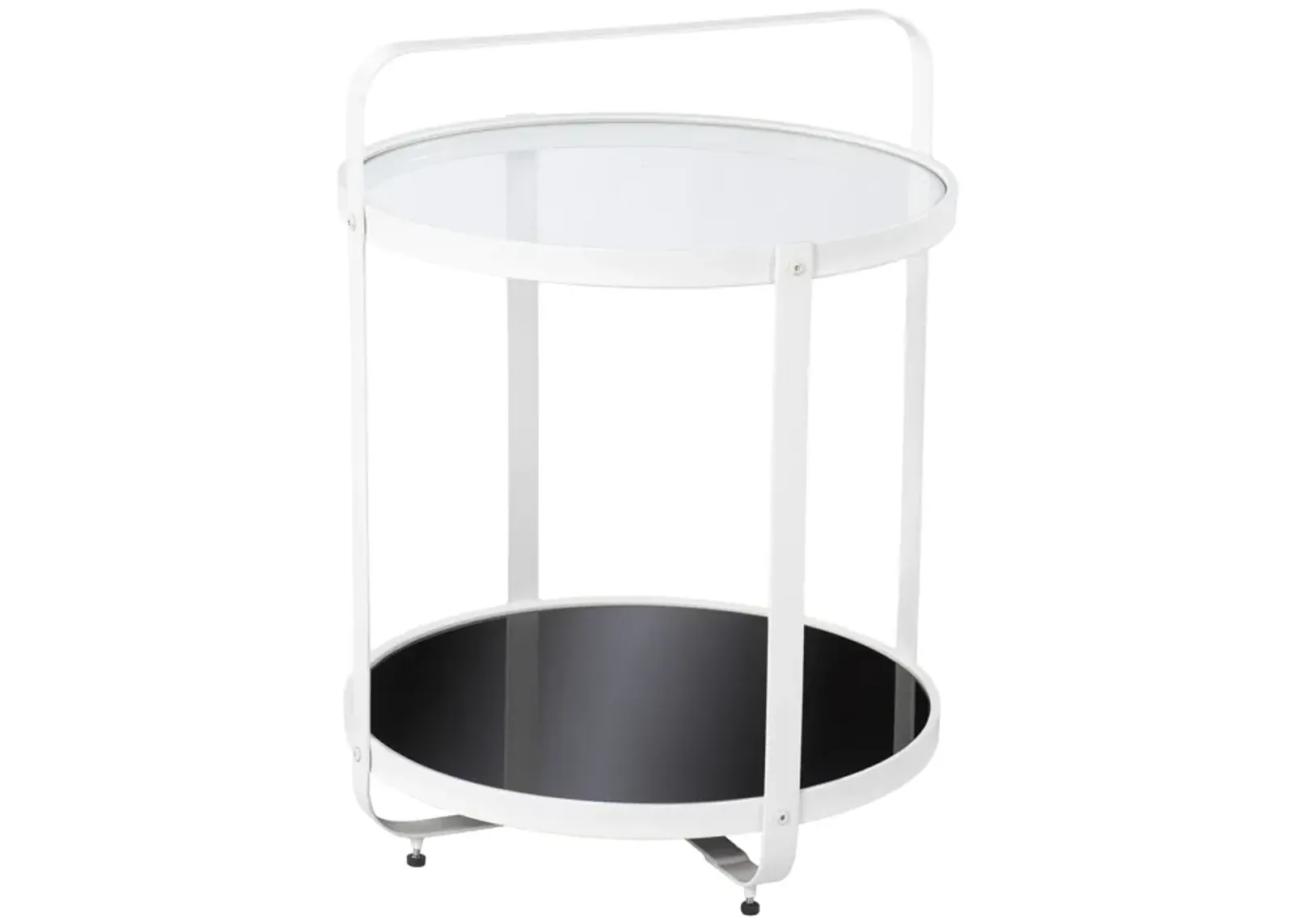 Vimmerly Glass-Top End Table