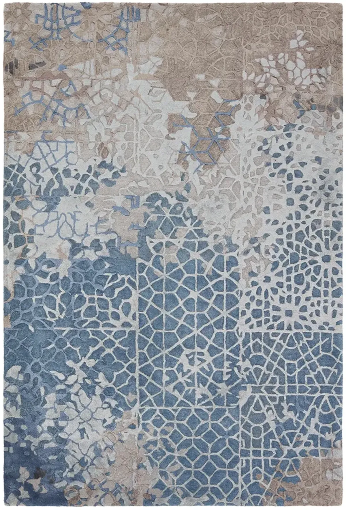 Fragment Sahaj Blue 9' x 12' Rug