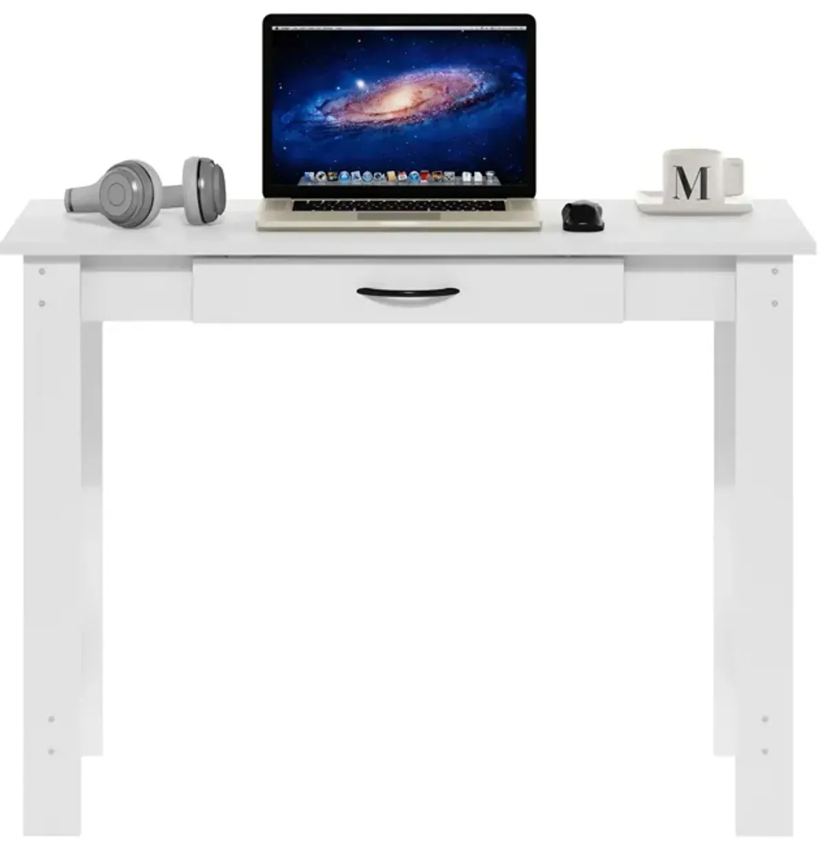 Furinno Furinno JAYA Writing Desk with Drawer  White