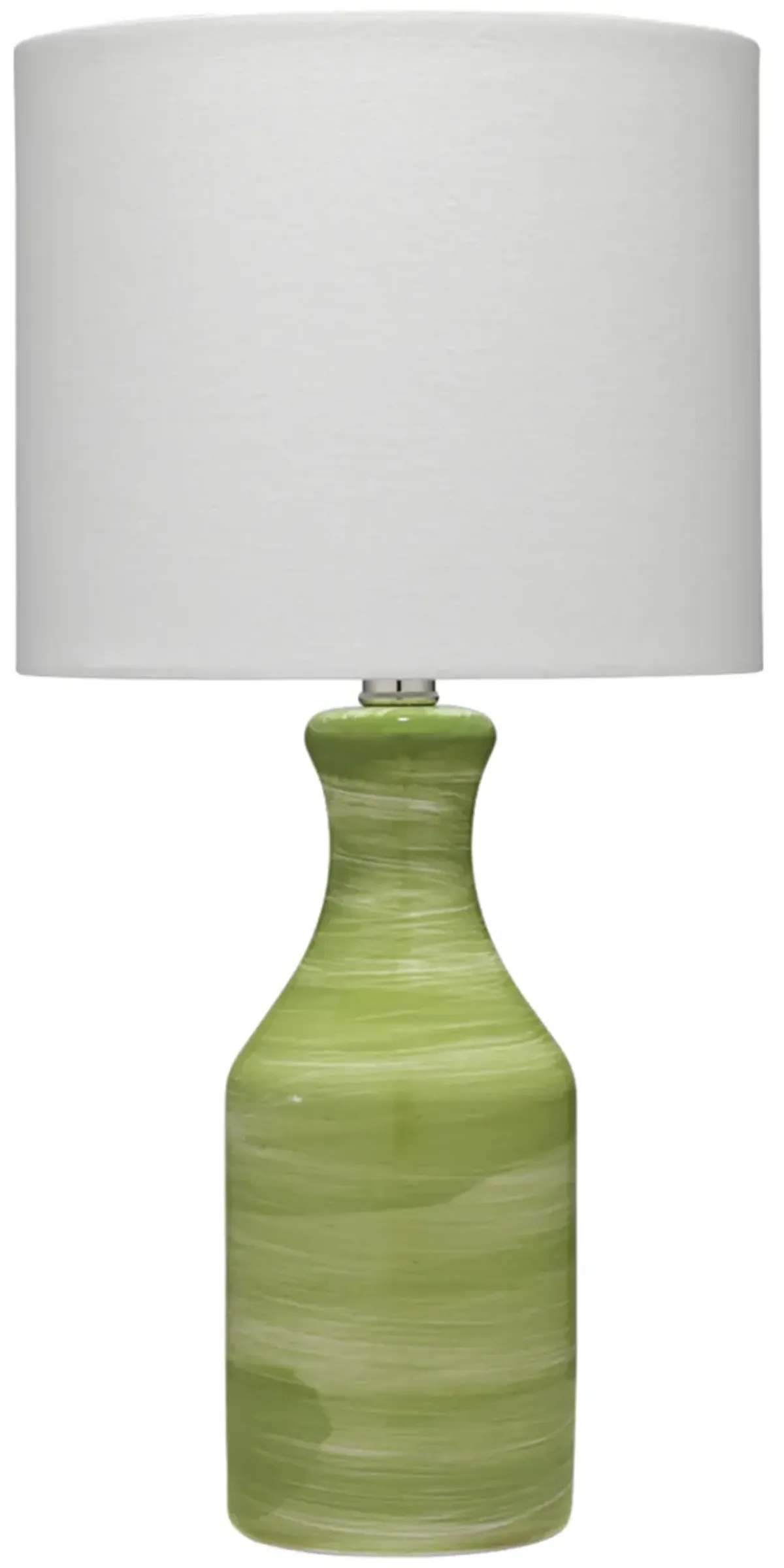 Bungalow Ceramic Table Lamp, Green