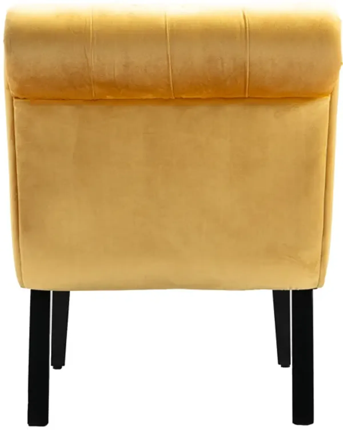 Merax Modern Velvet Armless Accent Chair