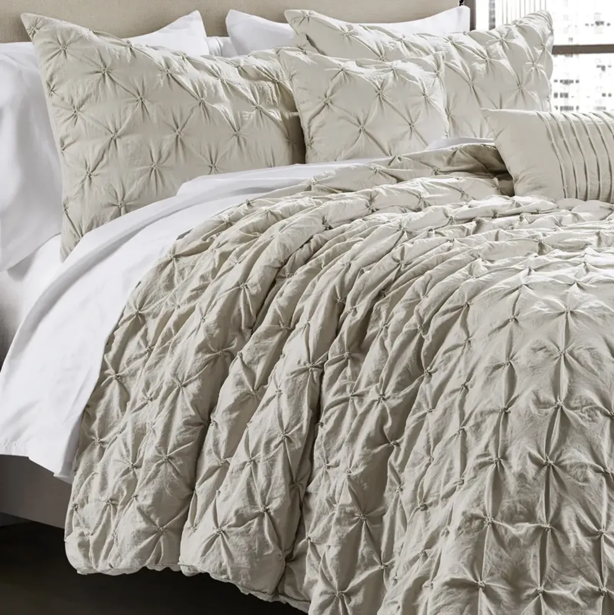 Ravello Pintuck Comforter 5-Pc Set