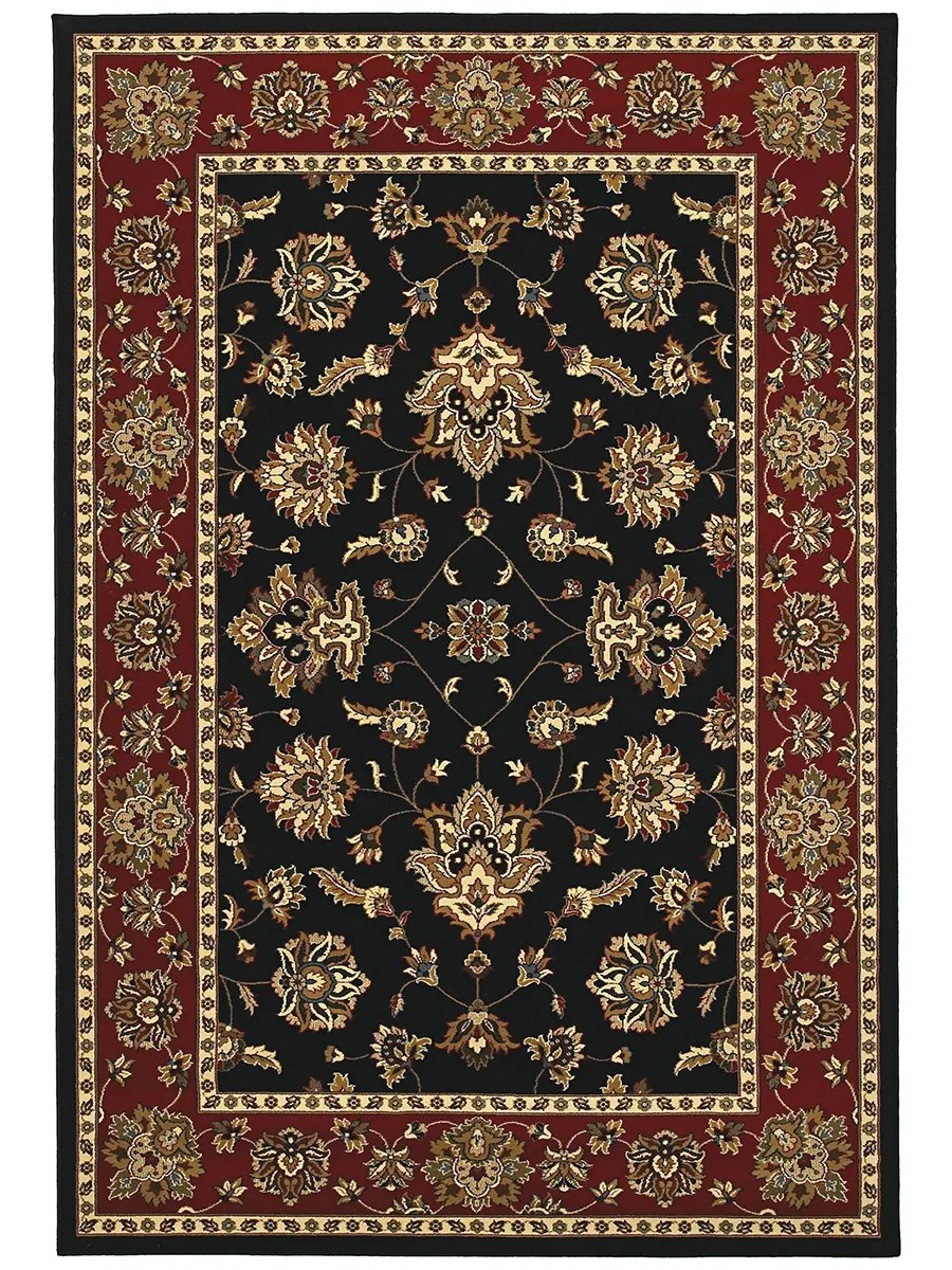 Ariana 8' Black Rug