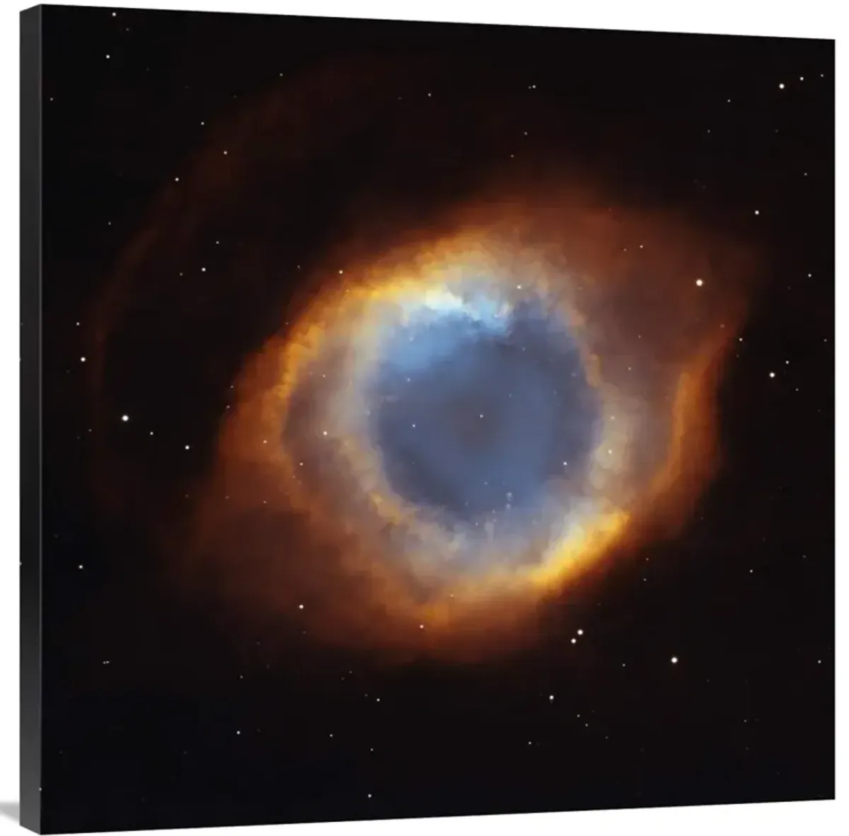Helix Nebula - a Gaseous Envelope Expelled By a Dying Star-Canvas Art-36x36