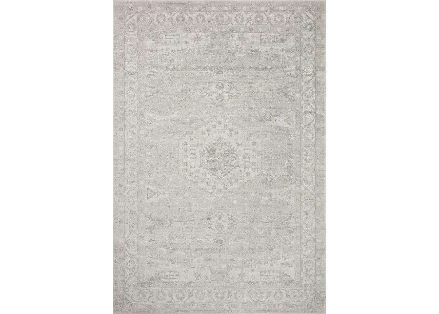 Odette ODT02 Silver/Ivory 6'7" x 9'6" Rug