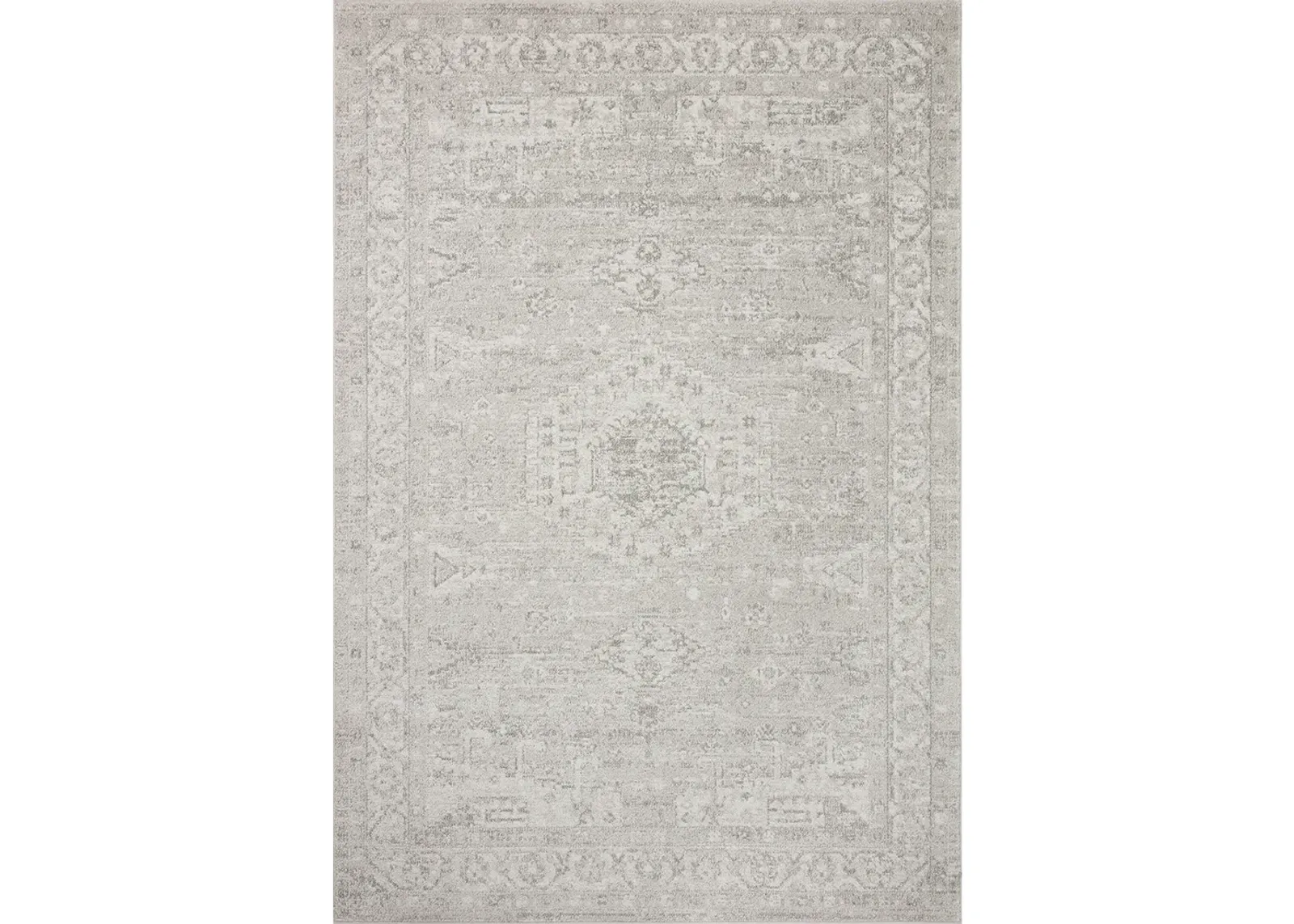 Odette ODT02 Silver/Ivory 6'7" x 9'6" Rug