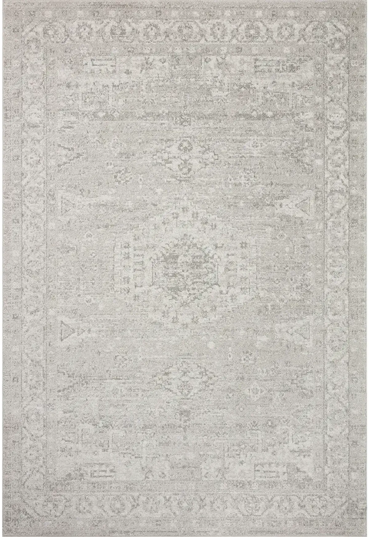 Odette ODT02 Silver/Ivory 6'7" x 9'6" Rug