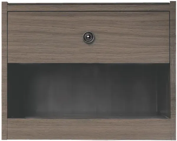 Streamdale Nightstand With Wireless Charging Station