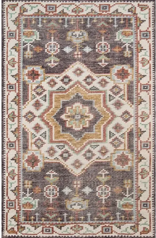 Momeni Traditional Rectangle Area Rug, Brown, 5' X 8'