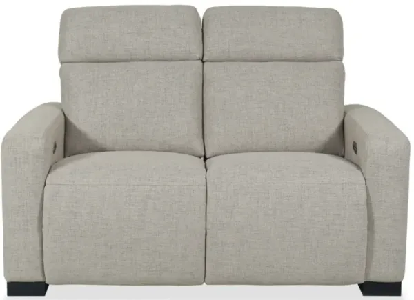La-z-boy|Acadia Upholstery|Acadia Taupe Reclining Love|Fab, Power Loveseat