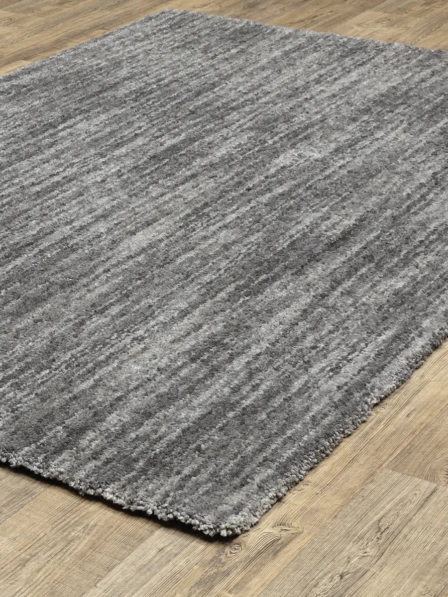 Aspen 6'7" x 9'6" Grey Rug