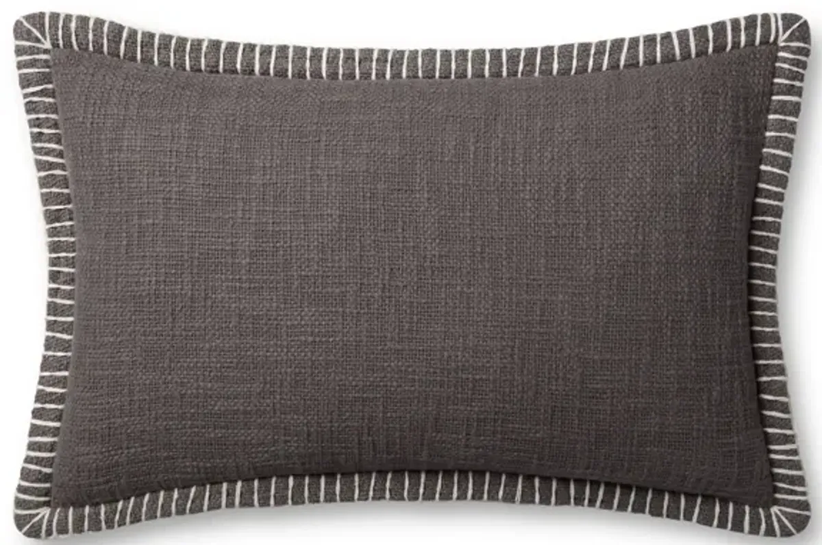 PLL0109 Grey 13''x21'' Poly Pillow