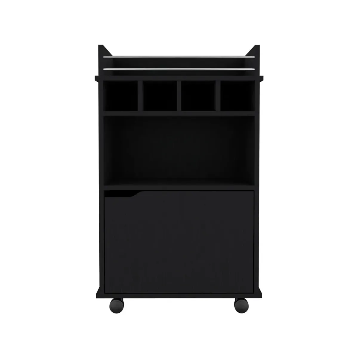 Bar Cart Kinsley, Living Room, Black