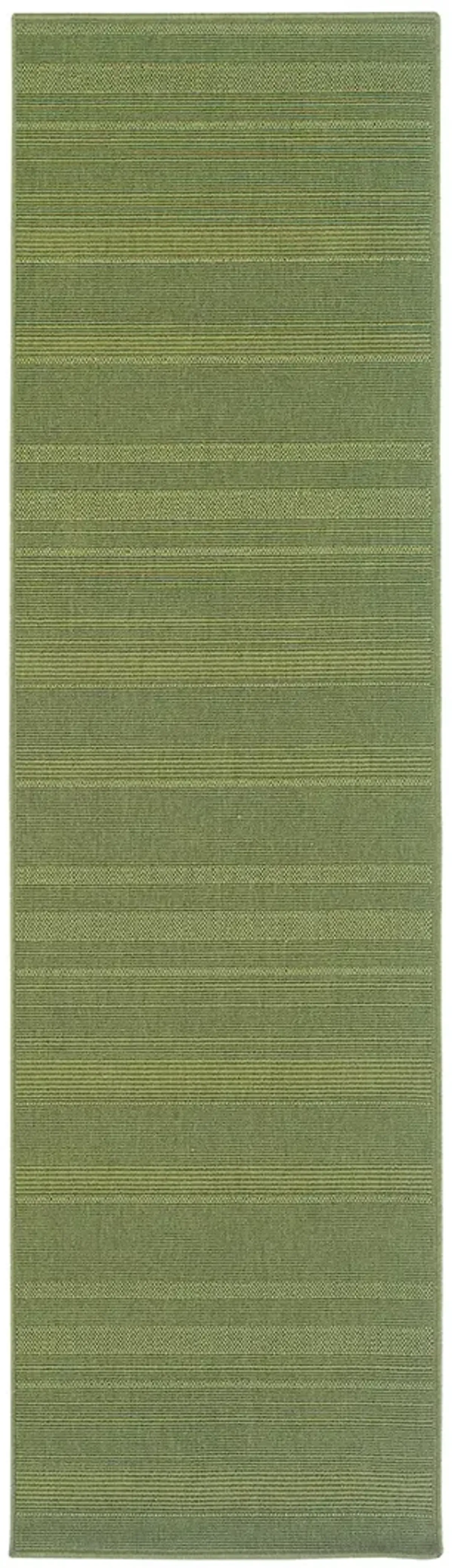 Lanai 2'3" x 7'6" Green Rug