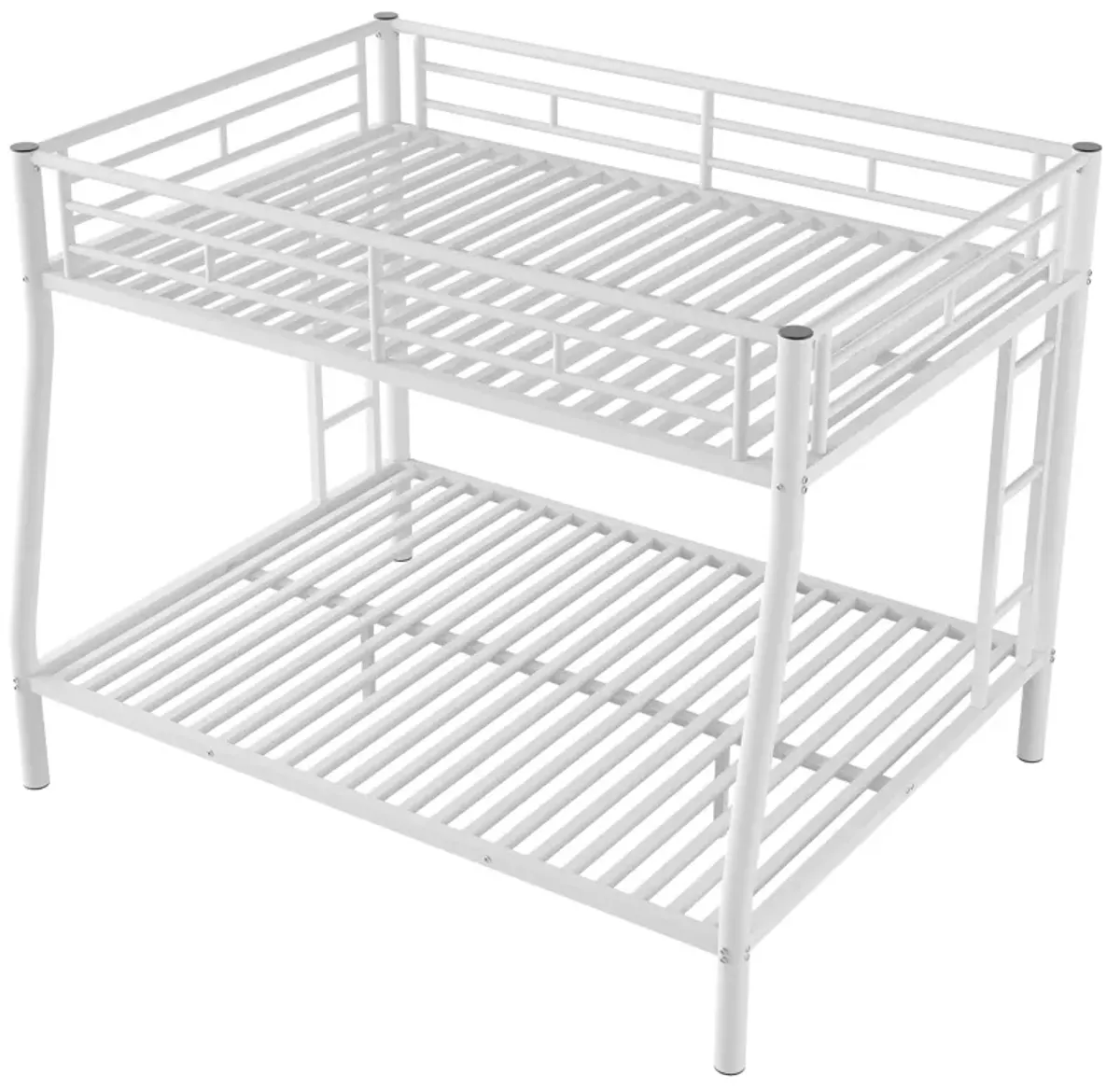 Merax Metal Bunk Bed with Ladders and Guardrails