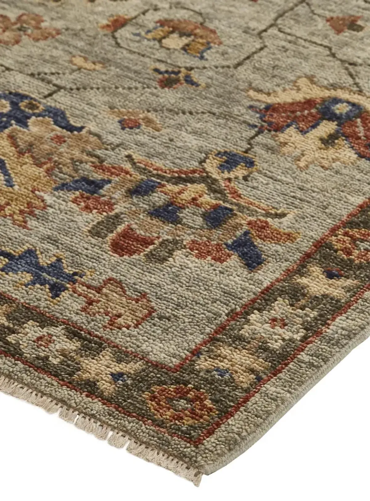 Carrington 6503F Gray/Gold/Red 8'6" x 11'6" Rug