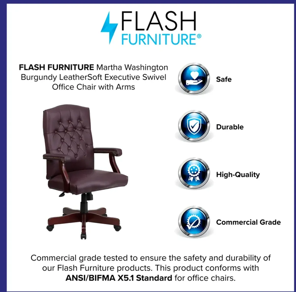 Flash Furniture Classic Executive Office Chair