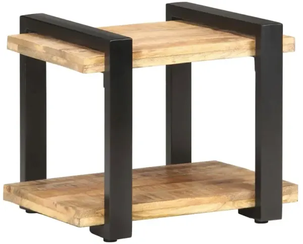 Bedside Cabinet Natural wood Rough mango wood, iron Medium